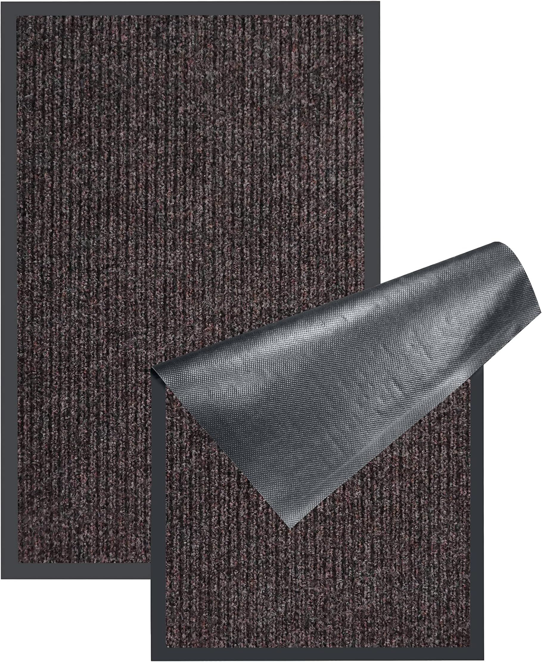 Southern Oaks Décor Front Door Mat 2 Pack Home Décor Indoor/Outdoor Welcome Floor Mats 18x28 Brown