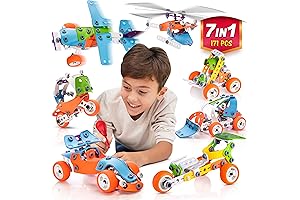 7-in-1 STEM Building Toy for 7-12 Years Old Boys