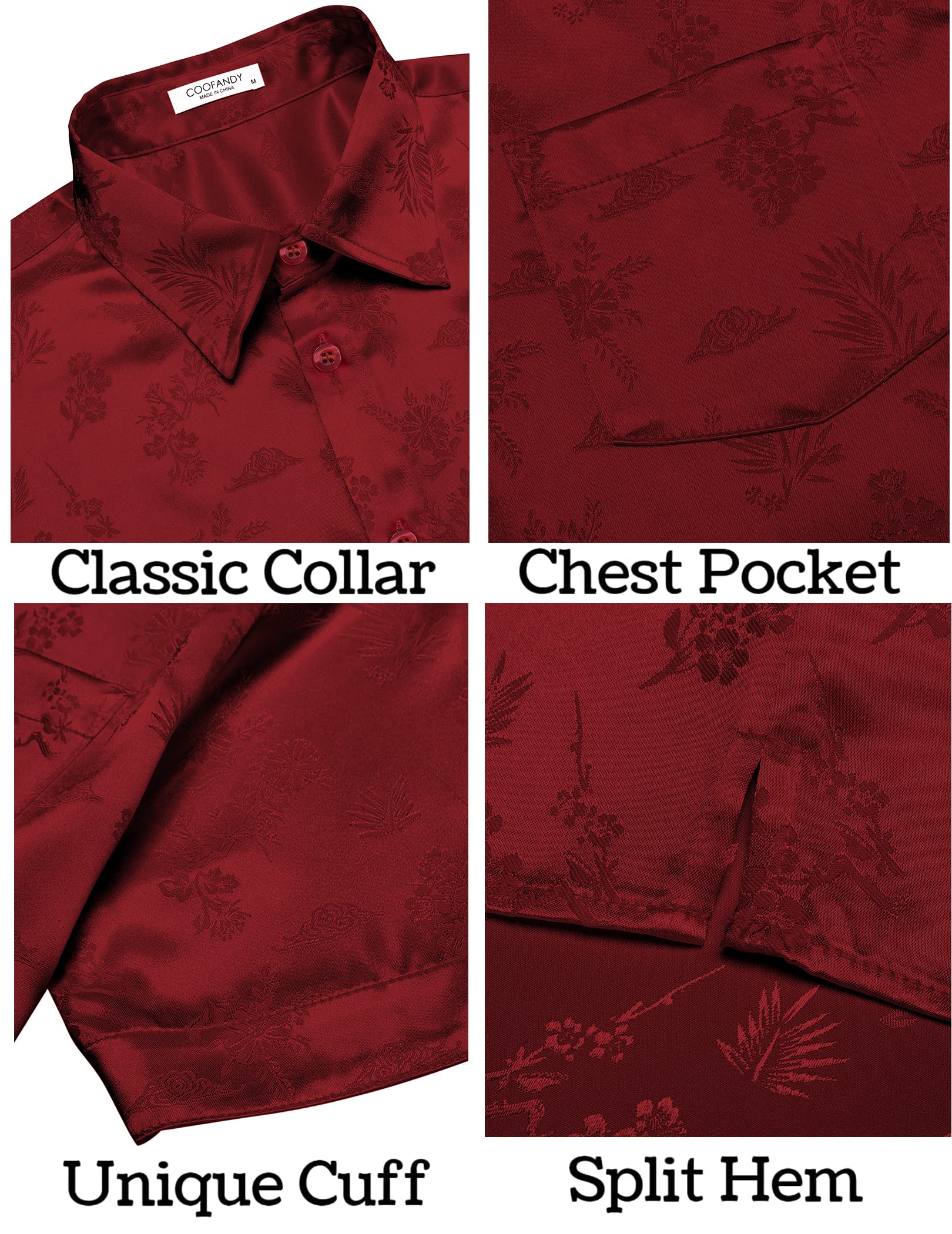 Coofandy Herren Ztj008926@ Casual (1er Pack)