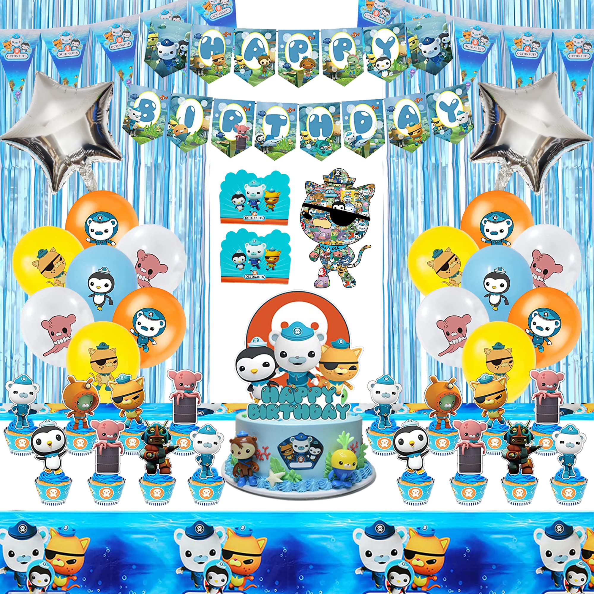Buy 121 Pcs Octonauts Birthday Party Supplies, Octonauts Birthday