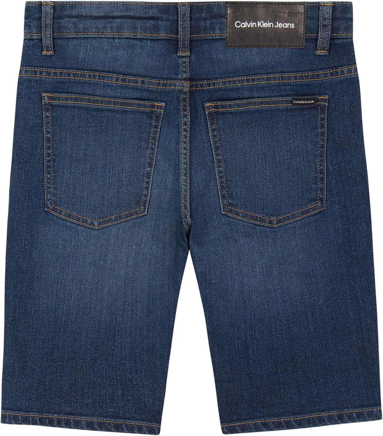 Calvin Klein Boys Relaxed Fit Denim Shorts, 5-Pocket Style, Zipper Fly & Button Closure - Image 2
