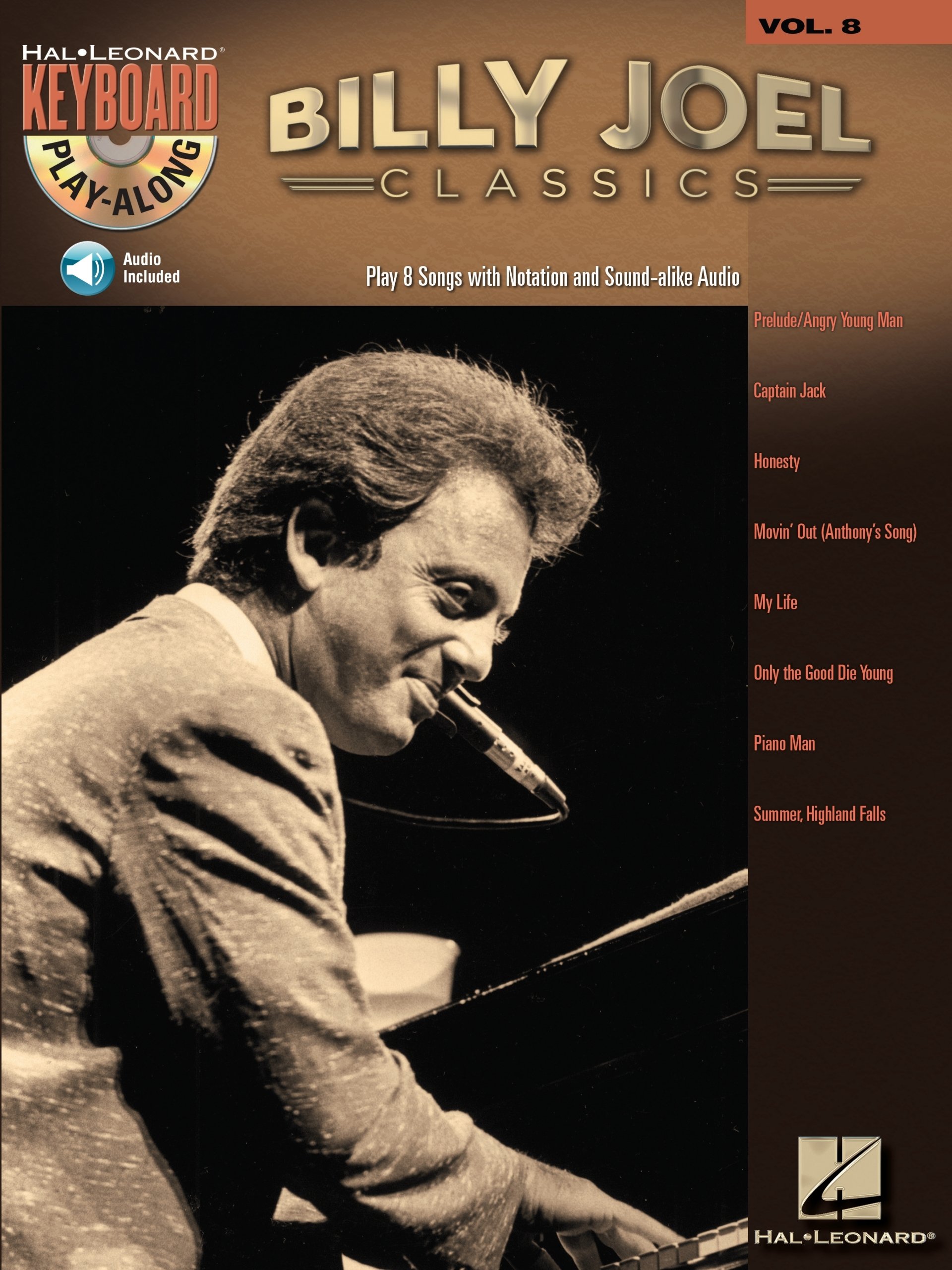 Billy Joel Classics Songbook recueil de partitions clavier avec audio