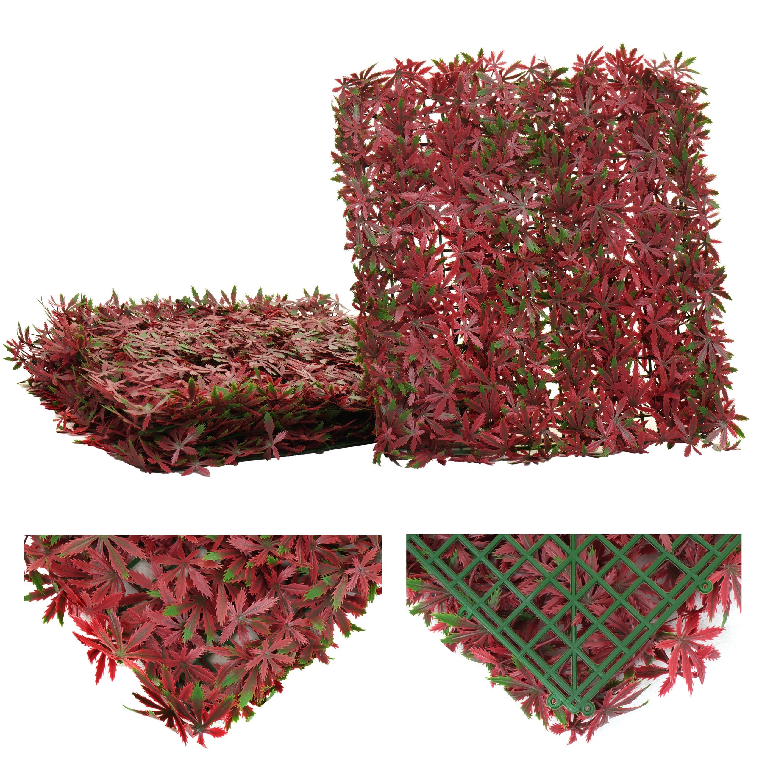 Mendler Wandfliese HWC-L78 Sichtschutz Windschutz Verkleidung für Terrasse/Balkon