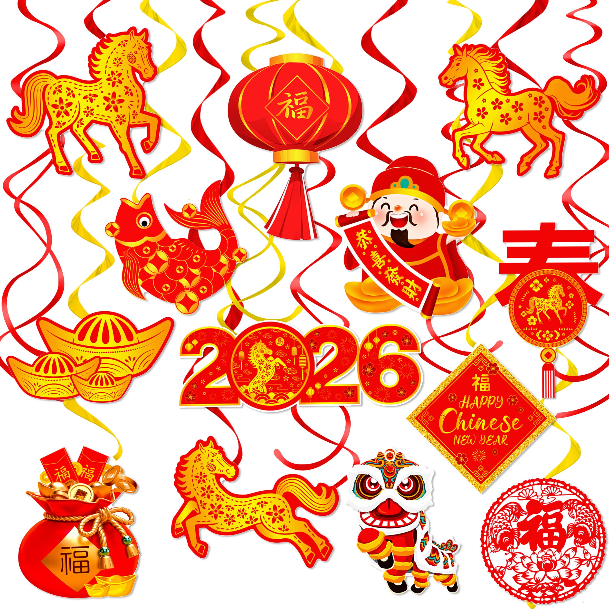 Locker.Ink | 23 Festive Decorations to Ring in the Lunar New Year iPartyFun Swirls