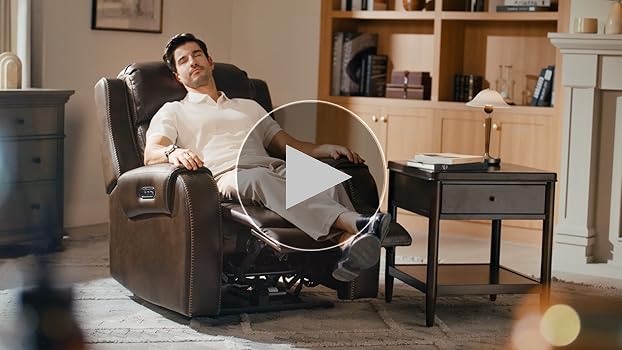 type W grateful / essential black　stina Amazon.com: CHITA Genuine Leather Power Recliner Chair for