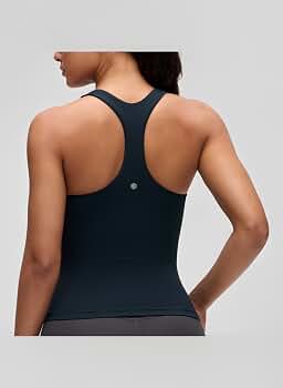Amazon.co.jp: CRZ YOGA タンクトップ カップ付 レディース ヨガウェア