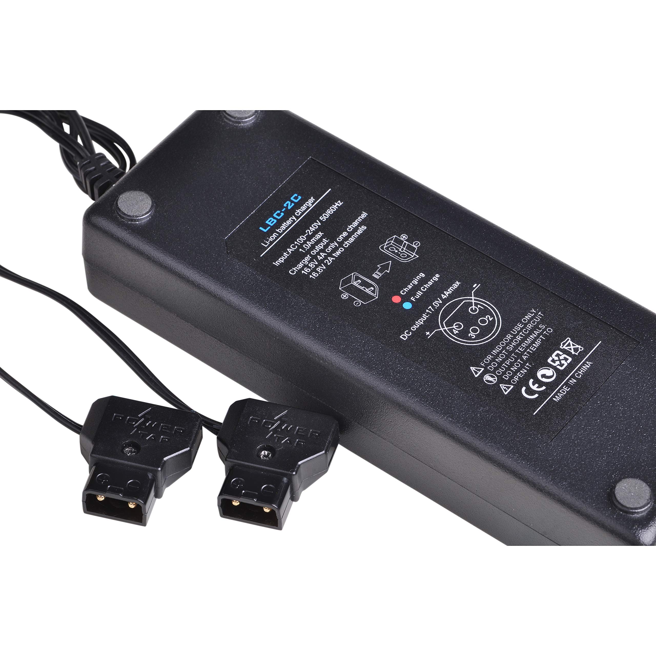 D-Tap Chargeur de batterie double 16,8 V 4 A V pour Sony BP-95W/BP-150W/BP-190W V-Lock/Gold Mount BP-U65