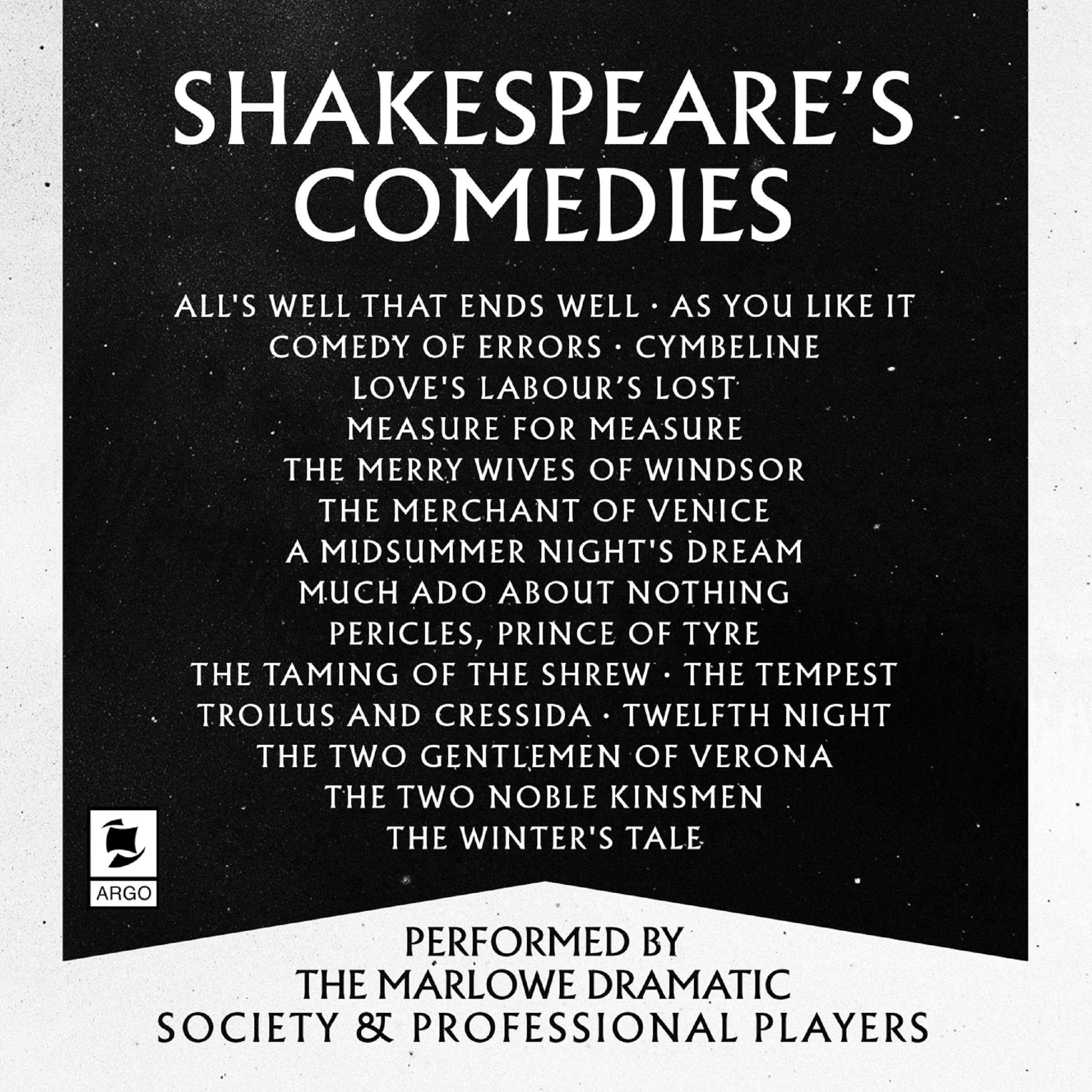 Cover art for Shakespeare: The Comedies