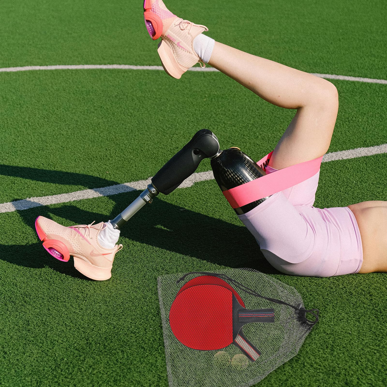 Piriuuo 2 sztuki siatkowego worka z sznurem, czarne nylonowe kieszenie ze ściągaczem, torba na piłkę golfową, przenośna torba do przechowywania