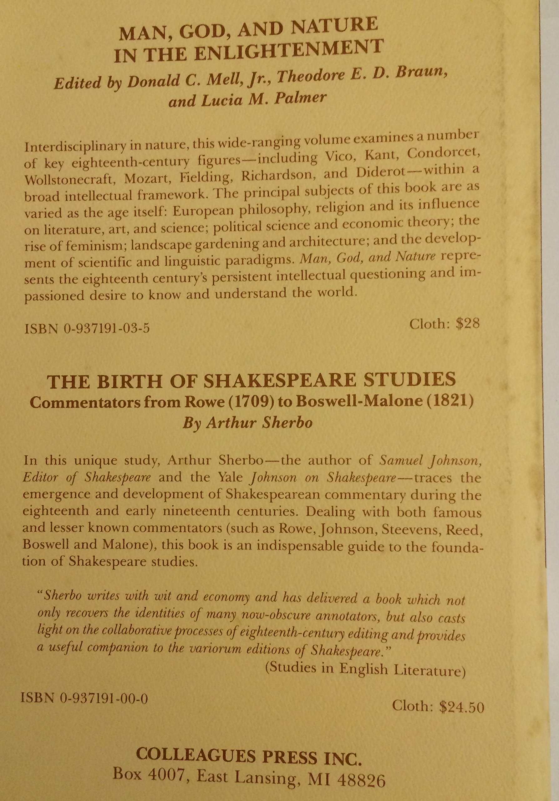 Idea of the Novel in the 18th Century: No 3 (Studies in Lit 1500-1800)