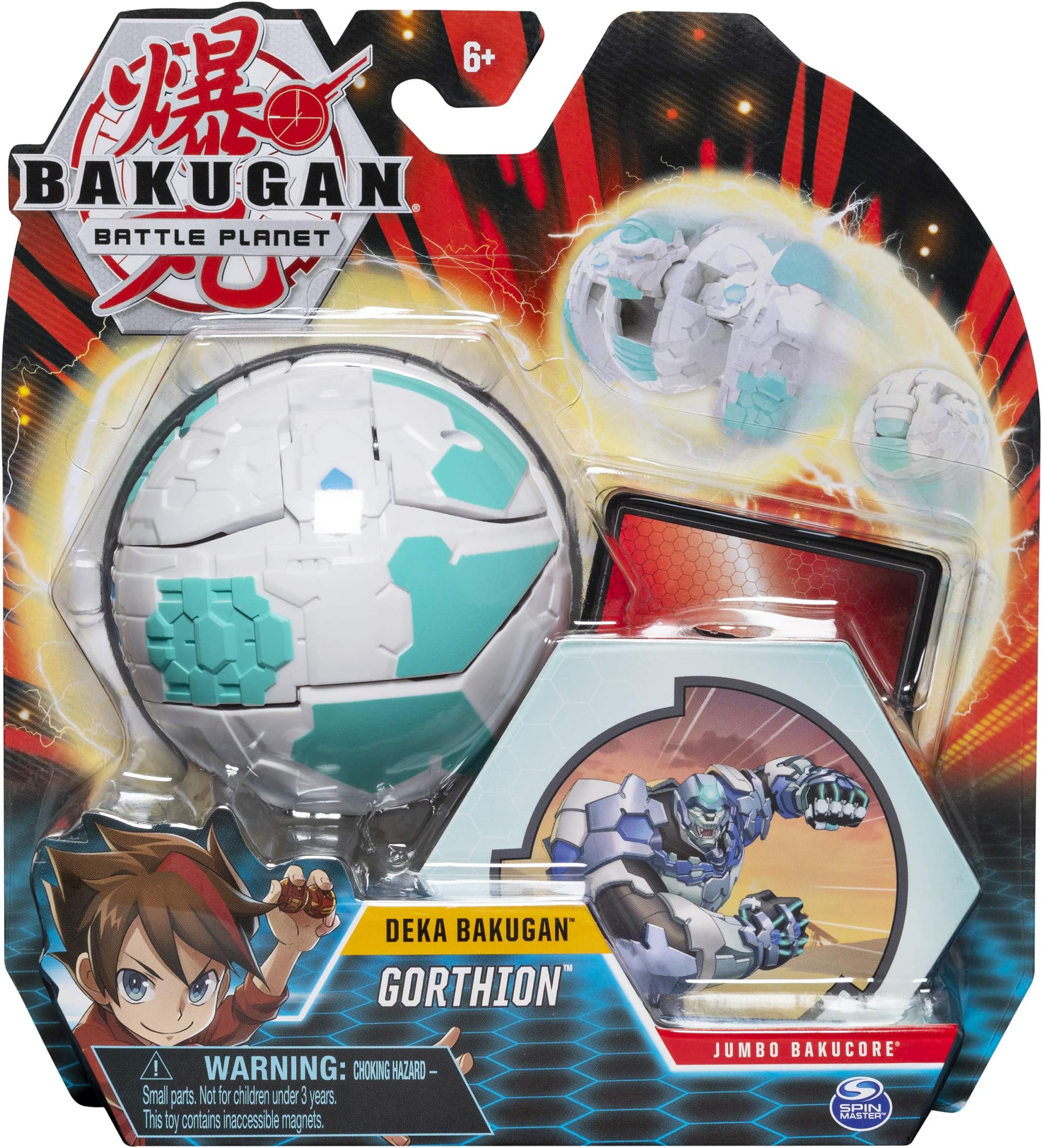 Bakugan Deka, Gorthion, Jumbo Collectible Transforming Figure, for Ages 6 & Up, Multicolor