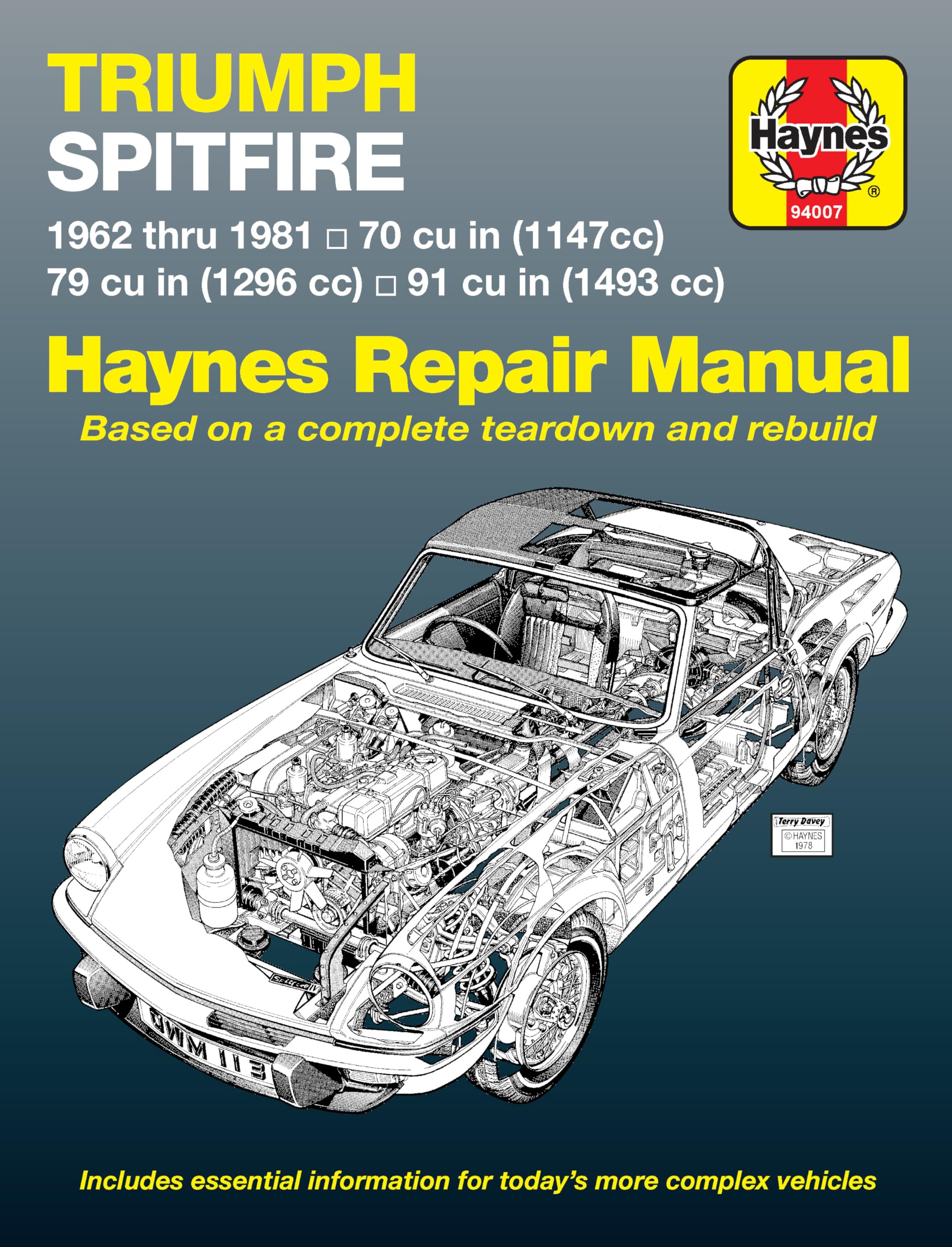 Triumph Spitfire (1962-1981) Haynes Repair Manual (USA)