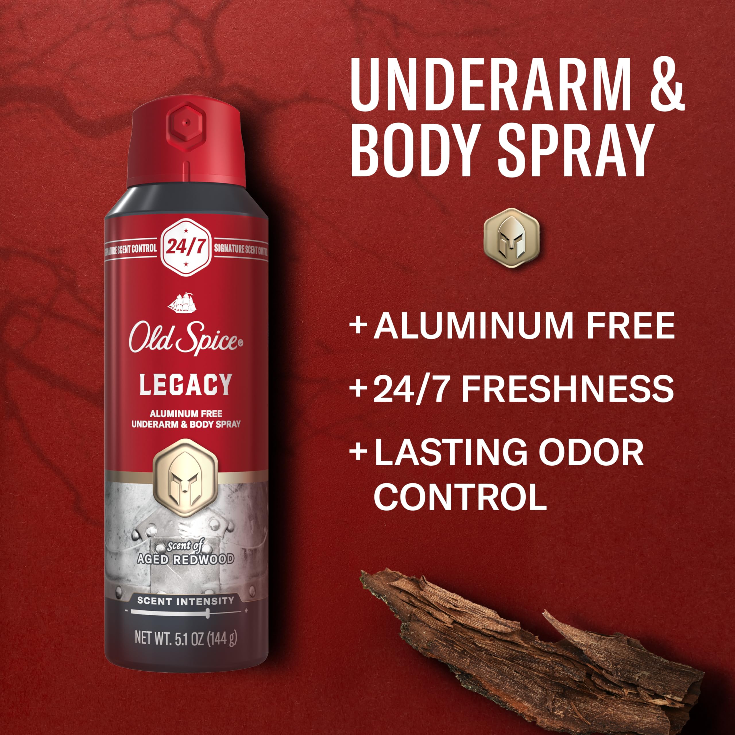 Amazon.com : Old Spice Aluminum Free Body Spray for Men, 24/7