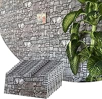 Vista 26 de Dundee Deco Paneles de Pared 3D - Revestimiento Gris Carbón con Aspecto de Piedra, Paneles de Pared con Revestimiento de Espuma de Poliestireno