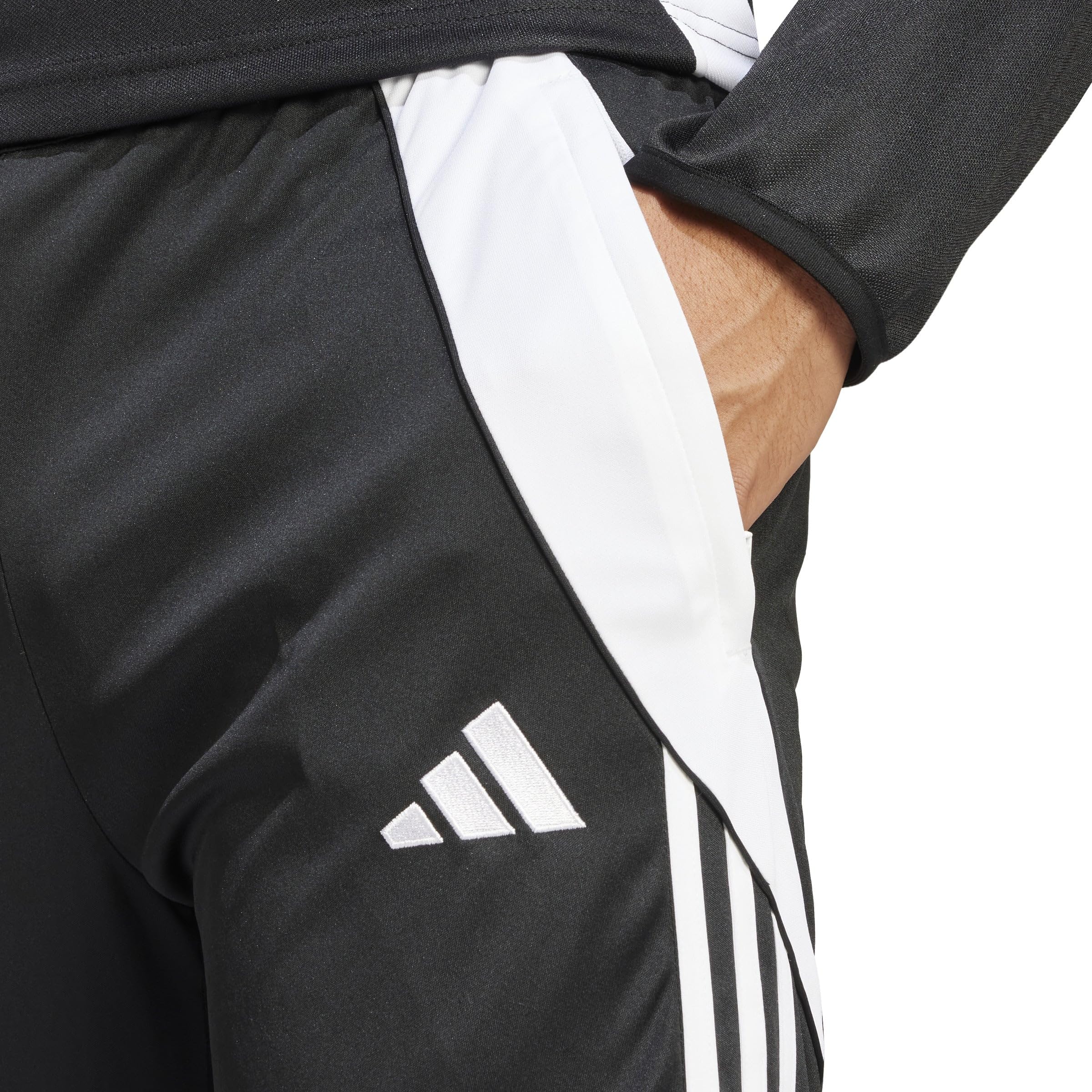 adidas Herren Tiro 24 3/4 Pants Trainingshose, Schwarz/Weiß, X-Groß