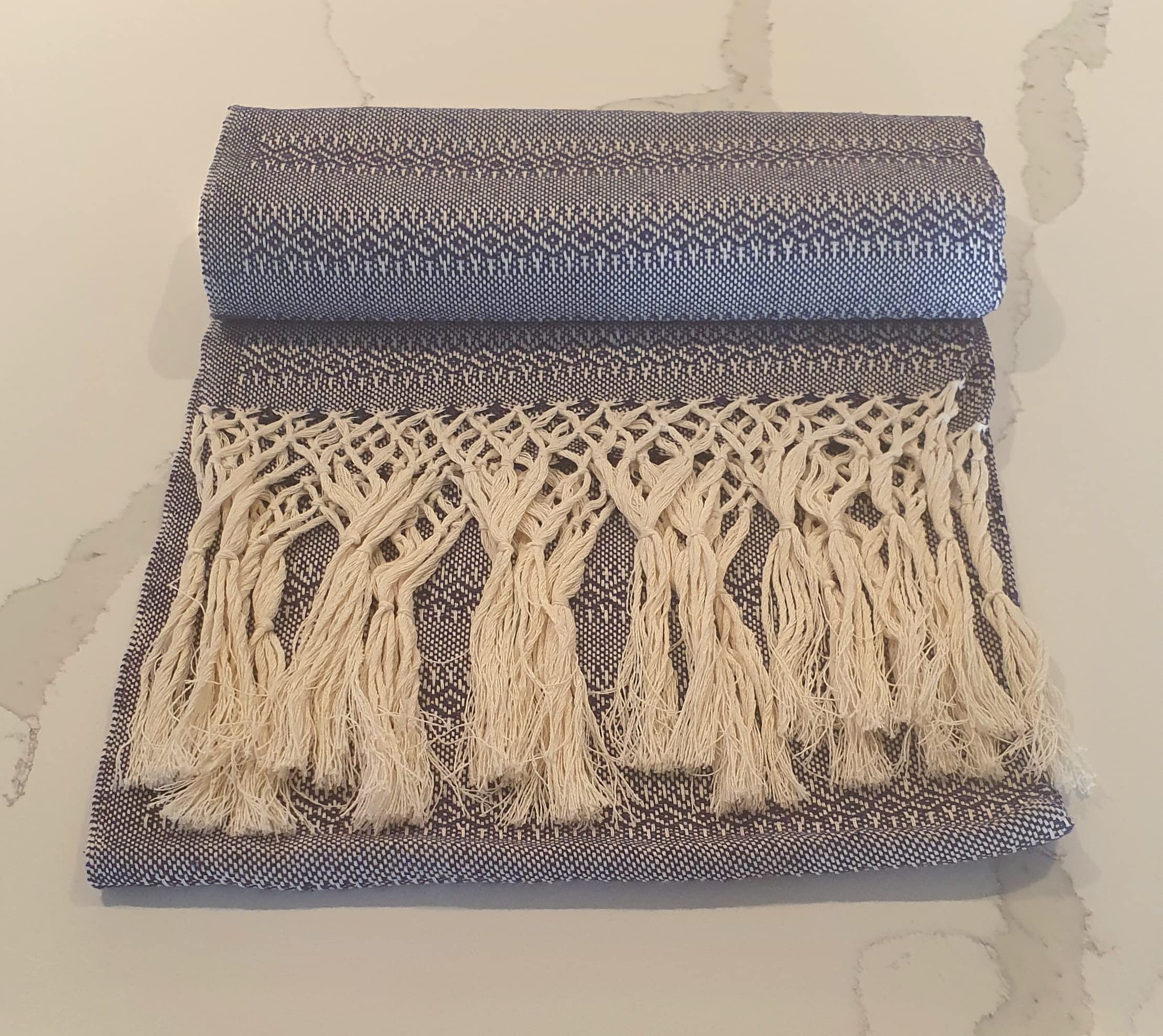 ALKIMIA INC Mexican Handmade Cotton Rebozo Shawl