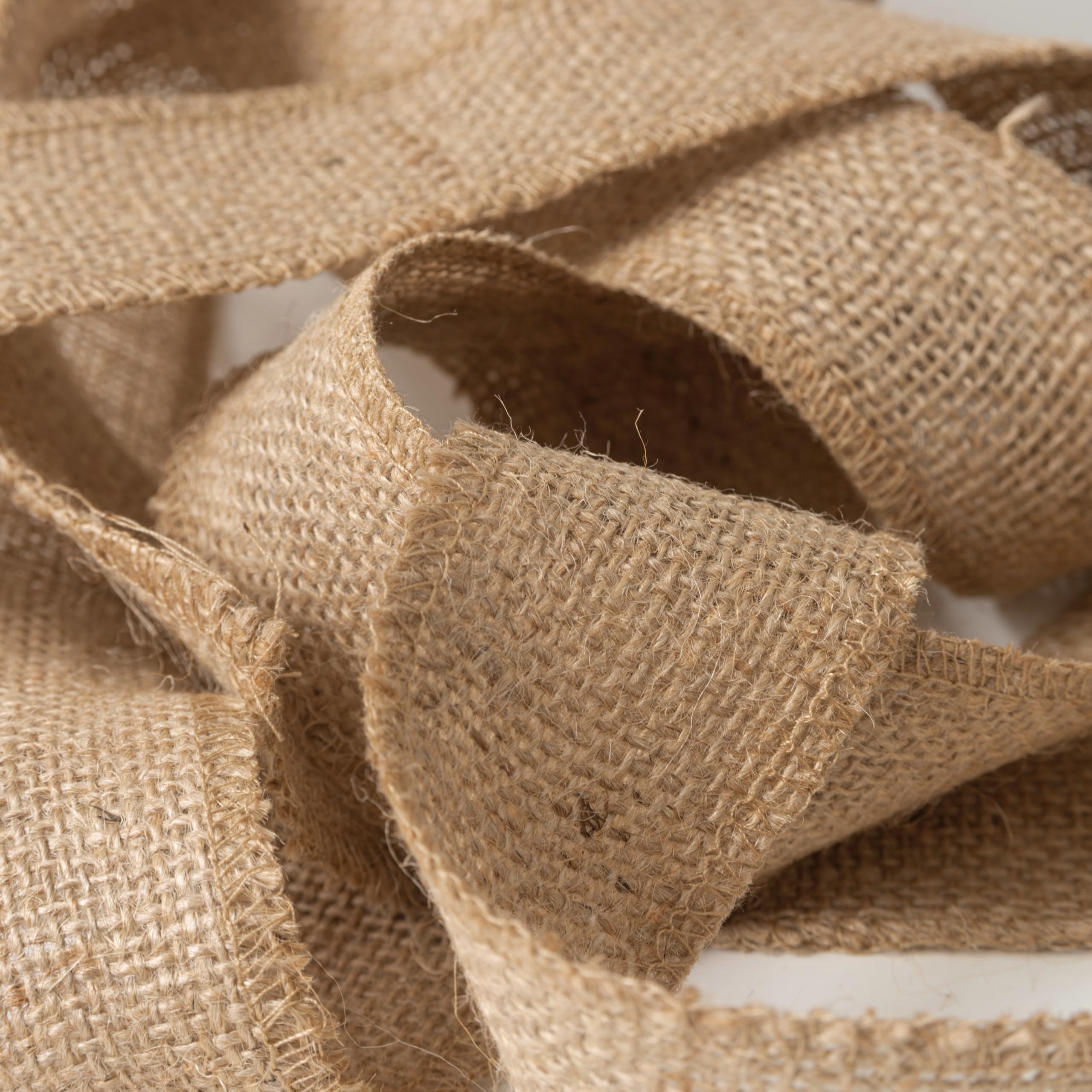 BENECREAT Nastro Di Iuta Naturale Con Linea Nera – 10,94 Metri, Larghezza 5 Cm, Spessore 1,5 Mm – Per Decorazioni Rustiche E Confezioni Regalo