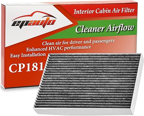 EPAuto CP181 (CF11181) Filtro de aire de cabina con carbón activado, repuesto para Cadillac XLR (2004-2009), Chevrolet Corvette (2005-2019)