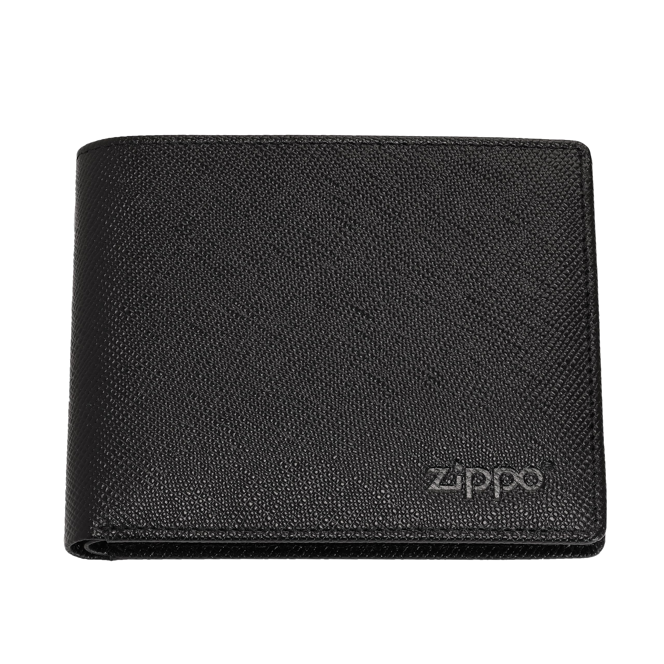 Zippo Leather Credit Card Wallet - Black