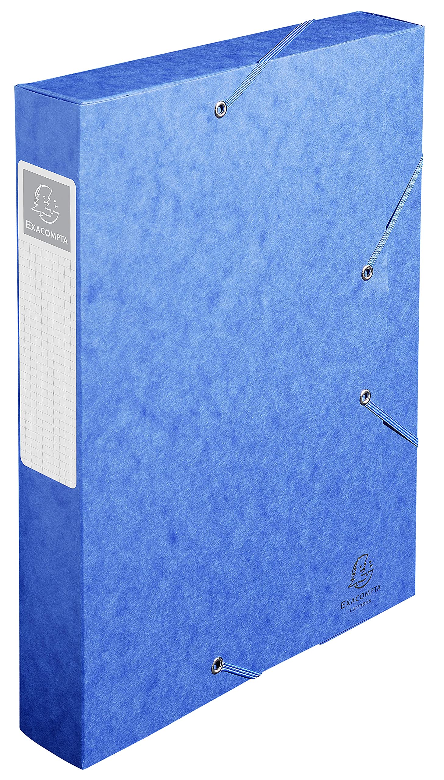 Exacompta A4 Box File - Blue - 10 Pack