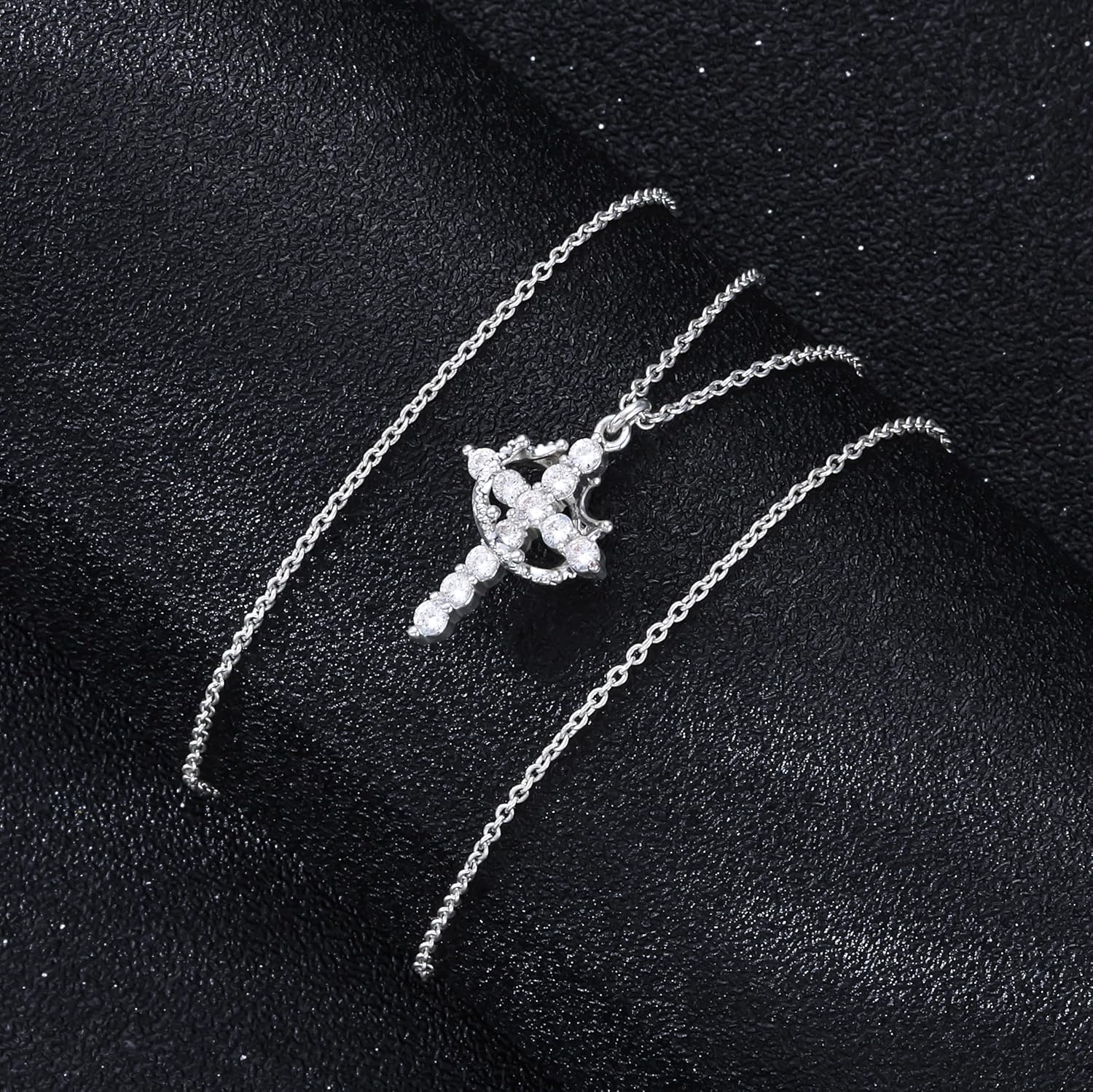 925 Sterling Silver Chain Necklace Link Chain Necklace for Women Simple Dainty 16K Gold Plated Necklace for Women Minimalist Waterproof Silver Necklace Trendy Jewelry Gifts - Image 7