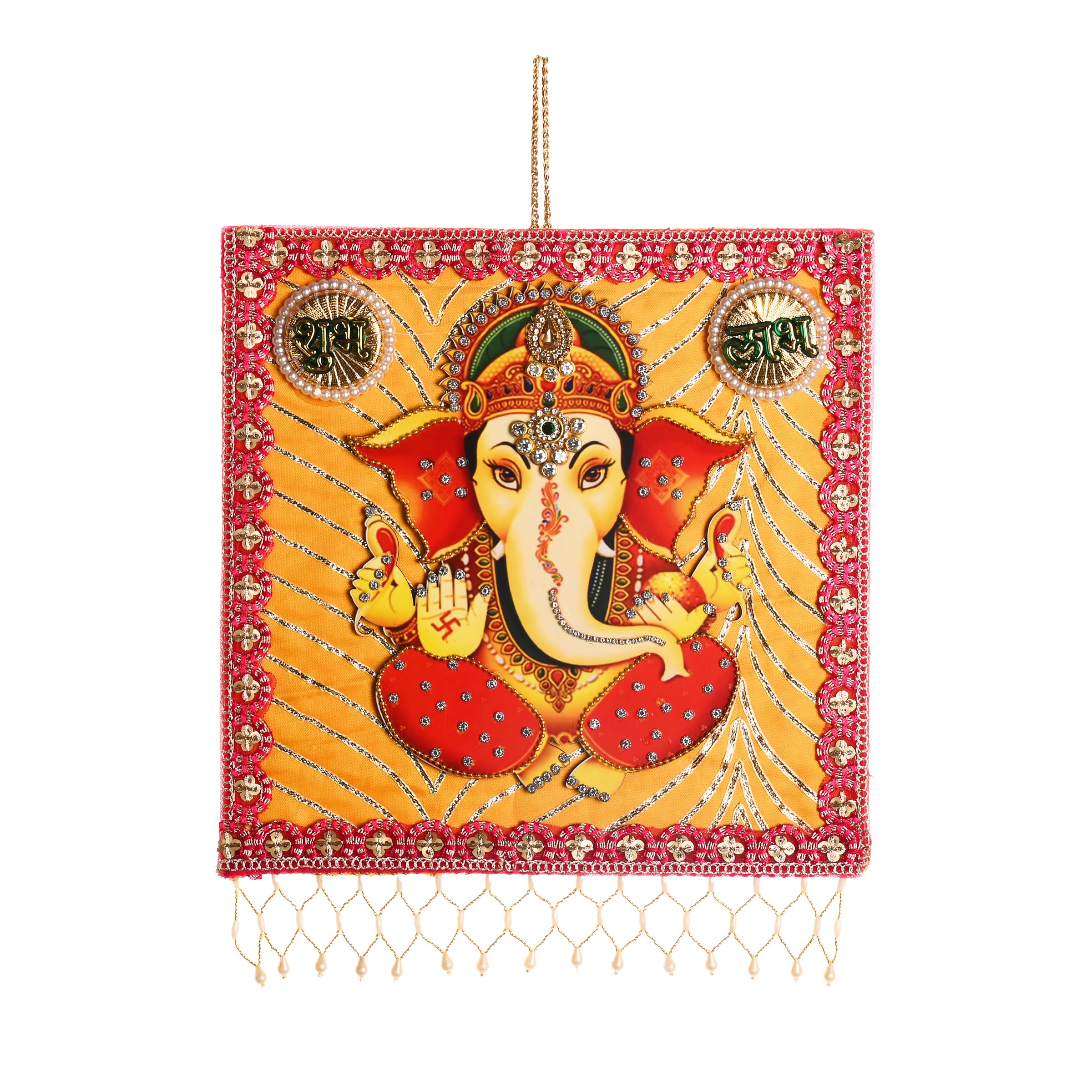 Pooja décoratif Ganesha à suspendre, le cadeau traditionnel parfait pour vos proches