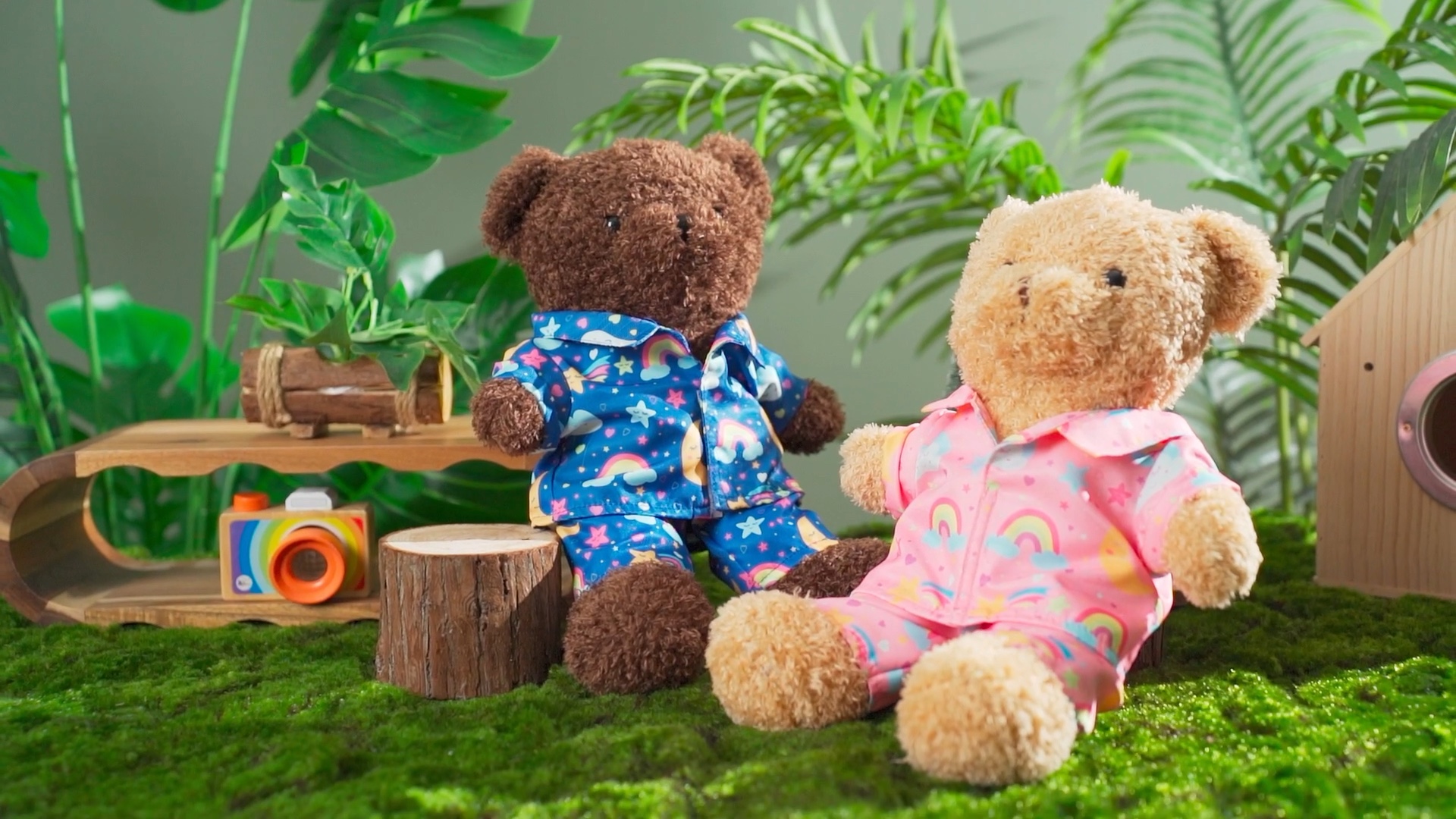 Amazon.com: Bunnycool 2 Pcs PJ's Bear Clothes Outfit, Fit Most 12