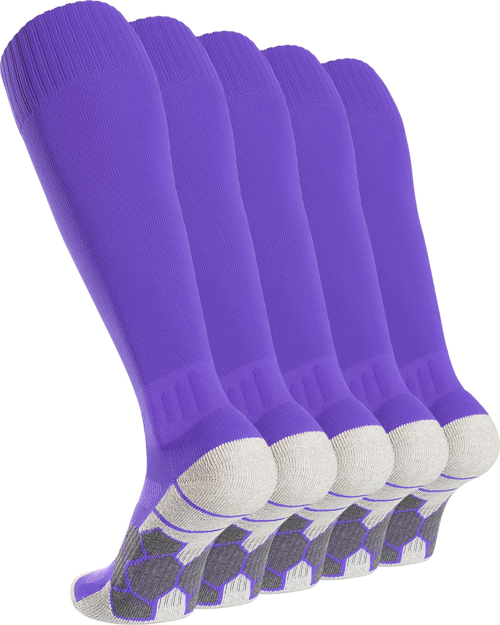 APTESOL Soccer Socks Knee High Team Sport Socks for Kids Youth Adult