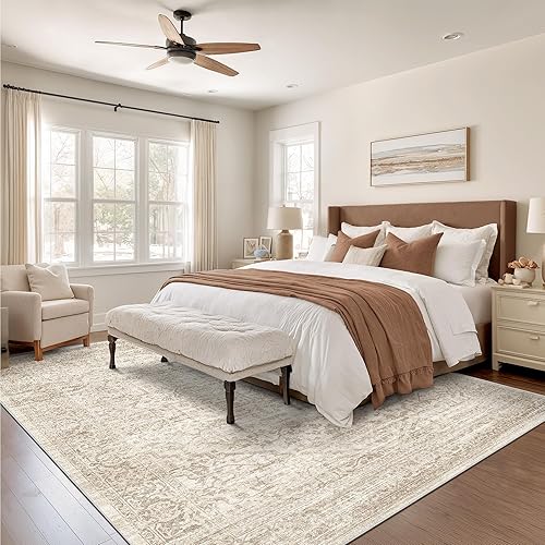 Miniatura 3 de Rugland Alfombra de pasillo de 2 pies 6 x 8 pies resistente a las manchas alfombra de pasillo con respaldo antideslizante alfombra de área tribal