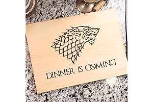 Game of Thrones Cutting Board: Winter is Here, Dinner is Coming!