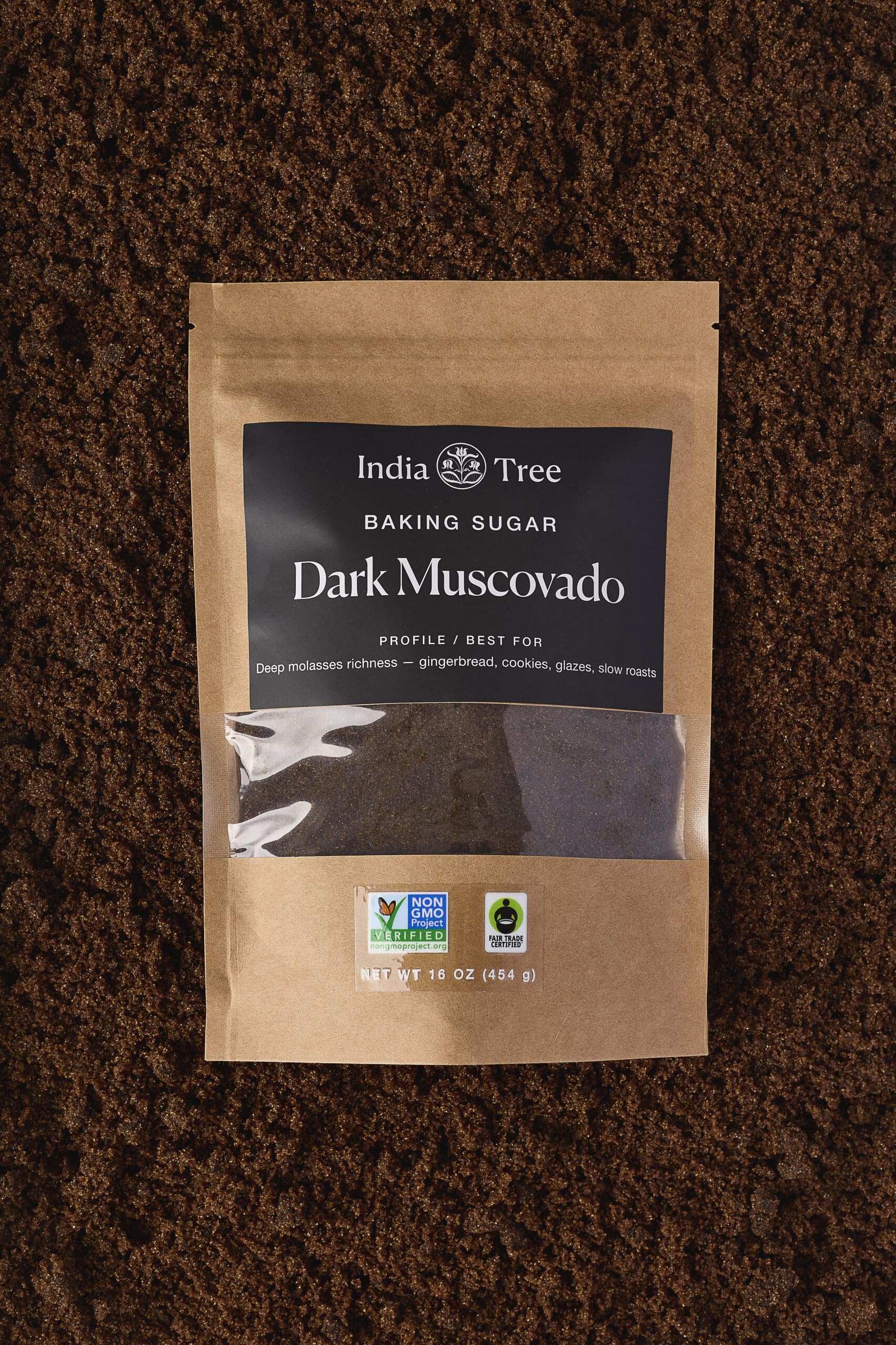 India Tree Dark Muscovado Sugar, 1 Pound thumbnail 2