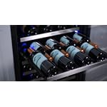 Zephyr Presrv 24" Wine Fridge Single Zone Under Counter - Countertop Wine Cooler Cellars Cabinet Wine Beverage Refrigerator Home Bar Chiller Freestanding with Glass Door, 53 Bottles 750ml - Image 7