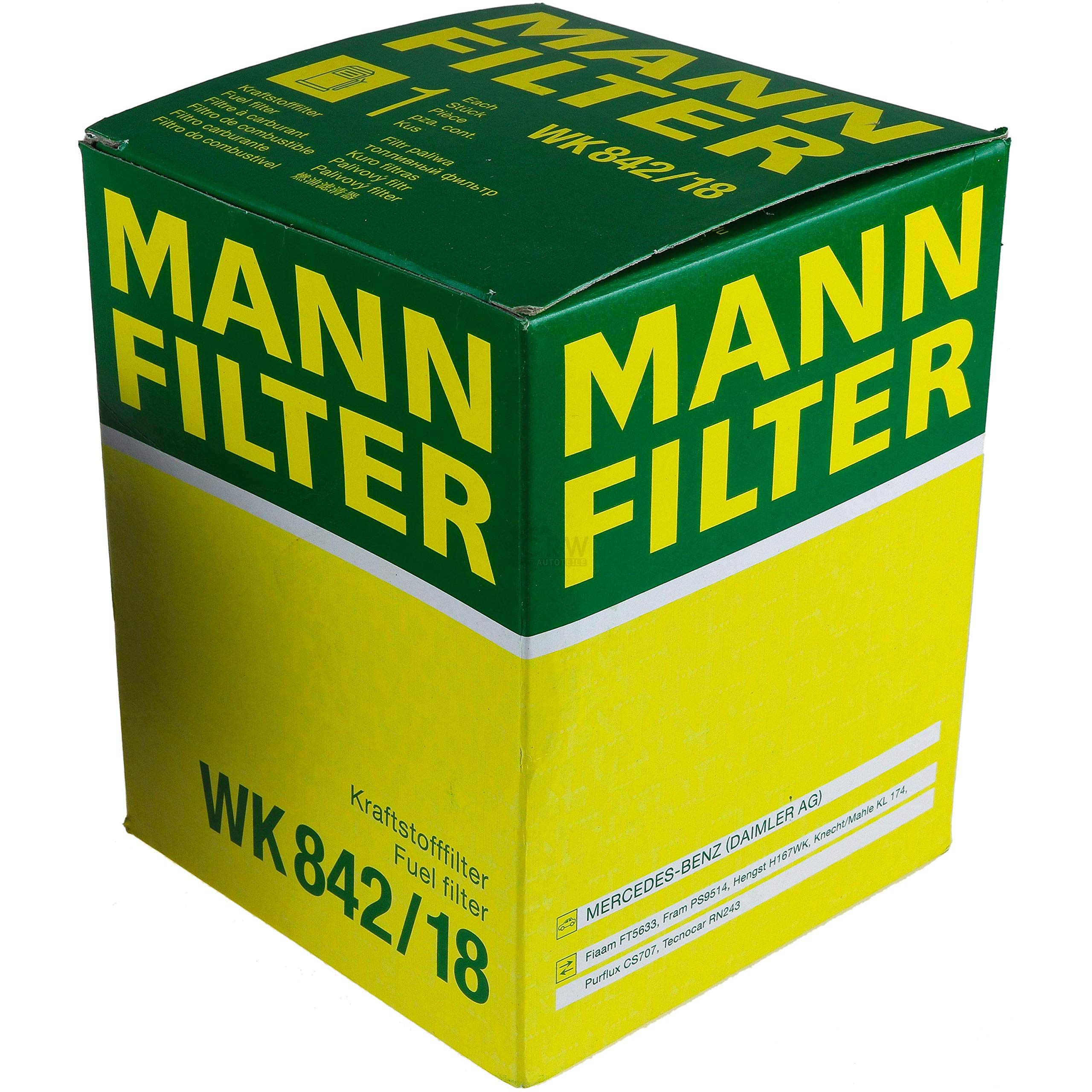 Paquete de inspección Kit de mantenimiento de filtros con filtro de aceite HU 615/3 x, filtro de aire C 11 120, filtro de combustible WK 842/18, filtro de habitáculo CUK 3780, tornillo de