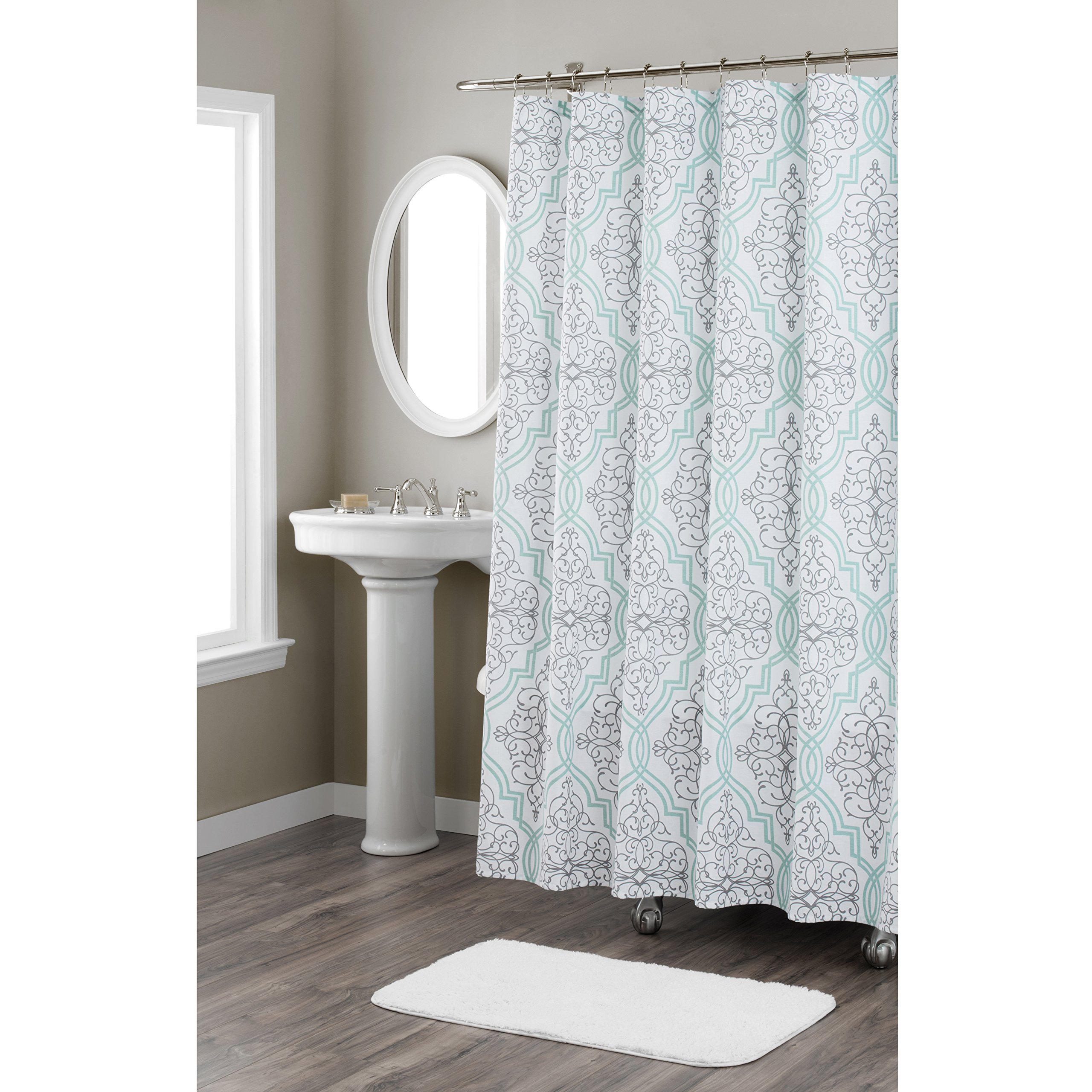 Aqua Shower Curtains Curtains & Drapes 2023