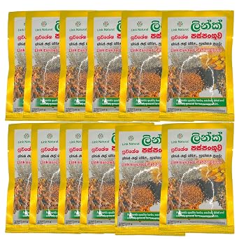 Link Paspanguwa Sri Lankan Ayurvedic Herbal Drink Enriched Authentic Quality Herbs 25G 12 Packs