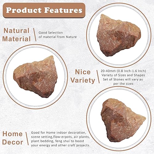 Miniatura 8 de Piedras ásperas de jade rojo para pulir, piedras crudas y cristales para la fabricación de joyas, pulido, cabbing, lapidario, rocas fuentes,