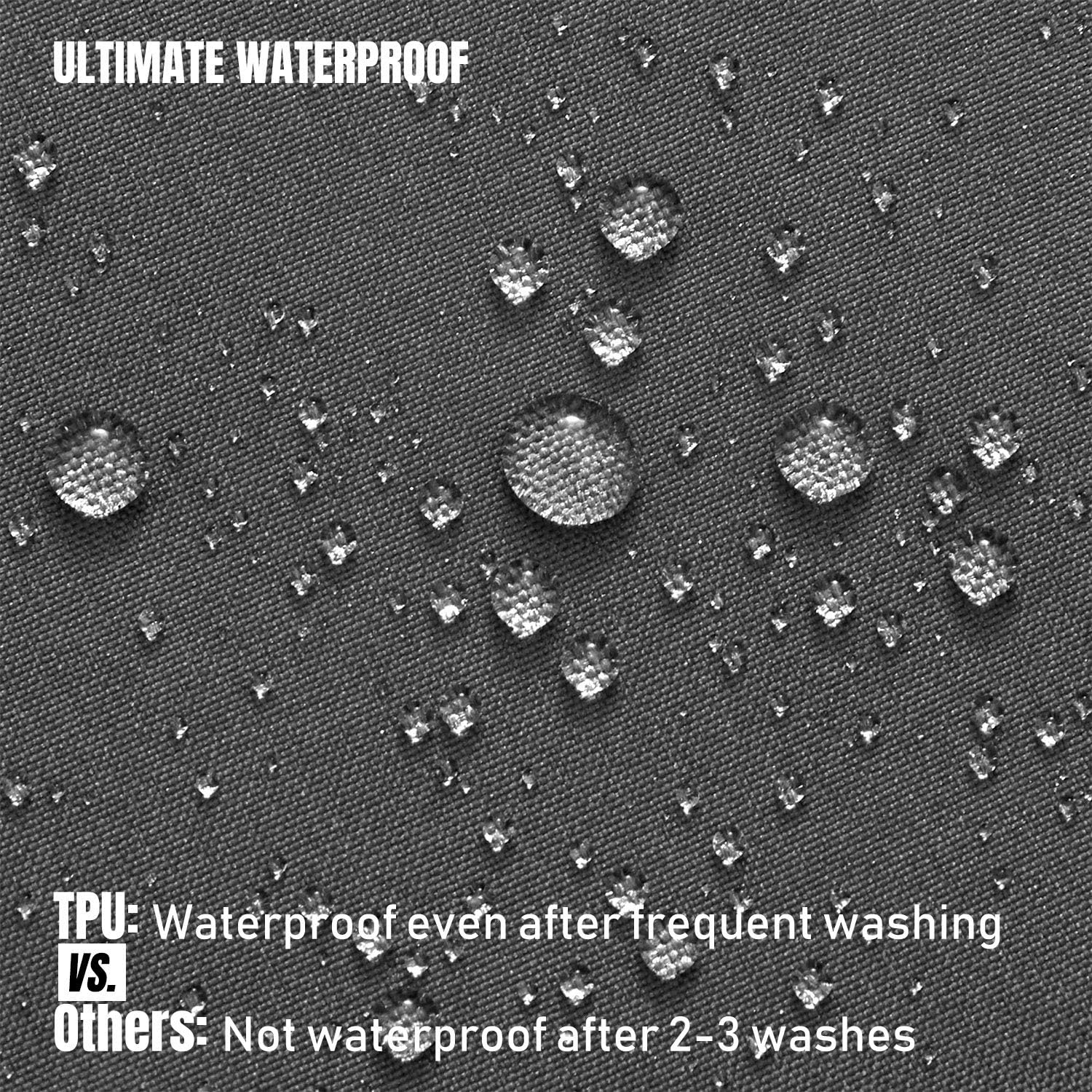 Ultimate Waterproof Fabric Shower Curtain or Liner, Machine Washable, Breathable Fabric TPU Lining Bath Tub Shower Liner, White, 72x72 inch : Home & Kitchen