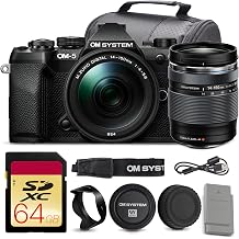 OM SYSTEM OM-5 Mark II Camera with 14-150mm Lens + Battery Black Bundle
