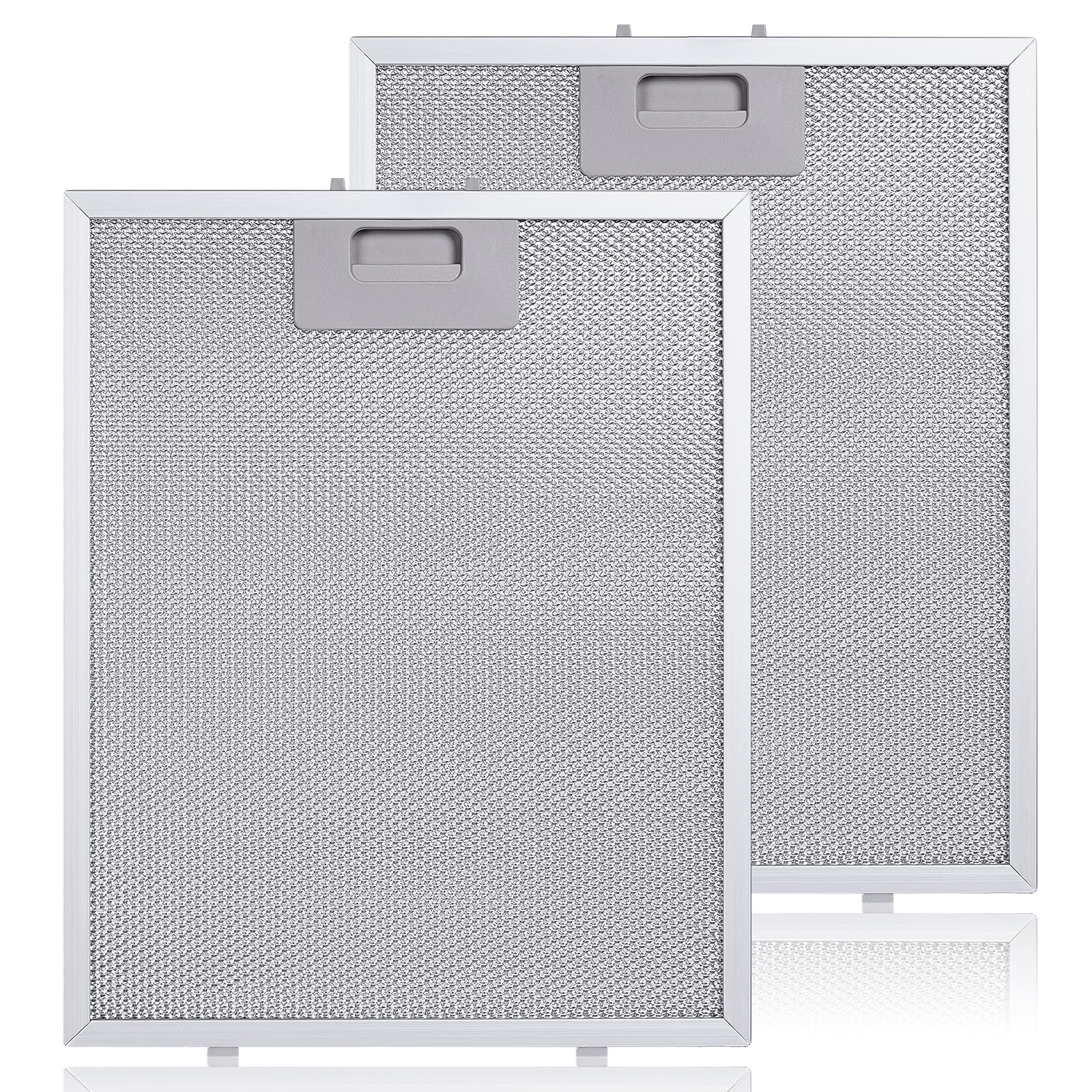 2 Piezas Filtro Extractor de Cocina 320 x 260mm, Filtro Campana Extractora, Filtro de Malla de Aluminio, Filtro de Grasa para Campanas Extractoras