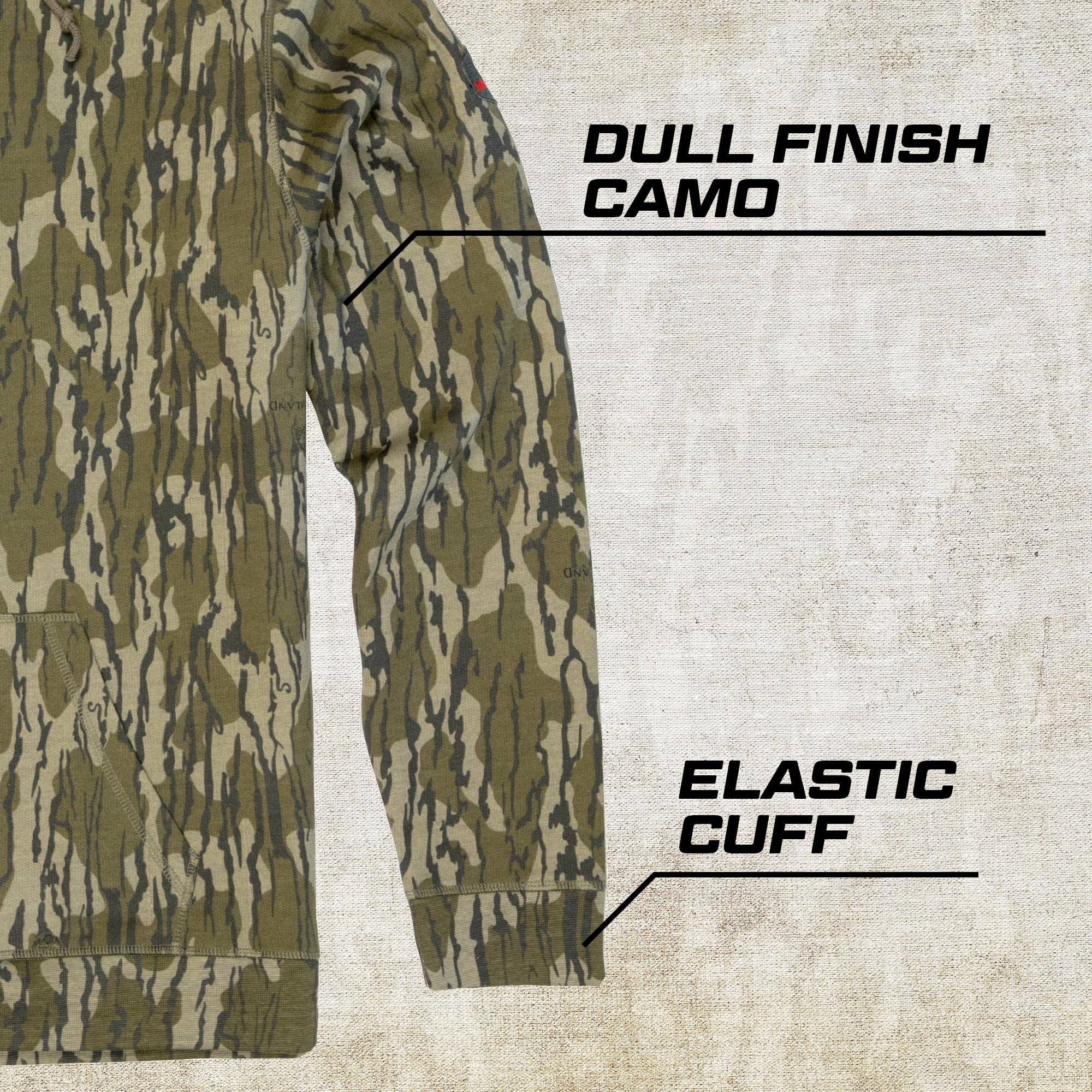 Mossy Oak Men’s Vintage Camo Hunt Hoodie Felpa con cappuccio Uomo (Pacco da 1)