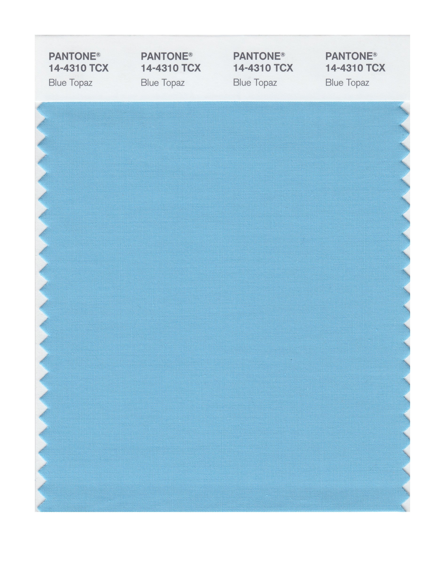 Pantone 14-4310 TCX Smart Color Swatch Card, Blue Topaz