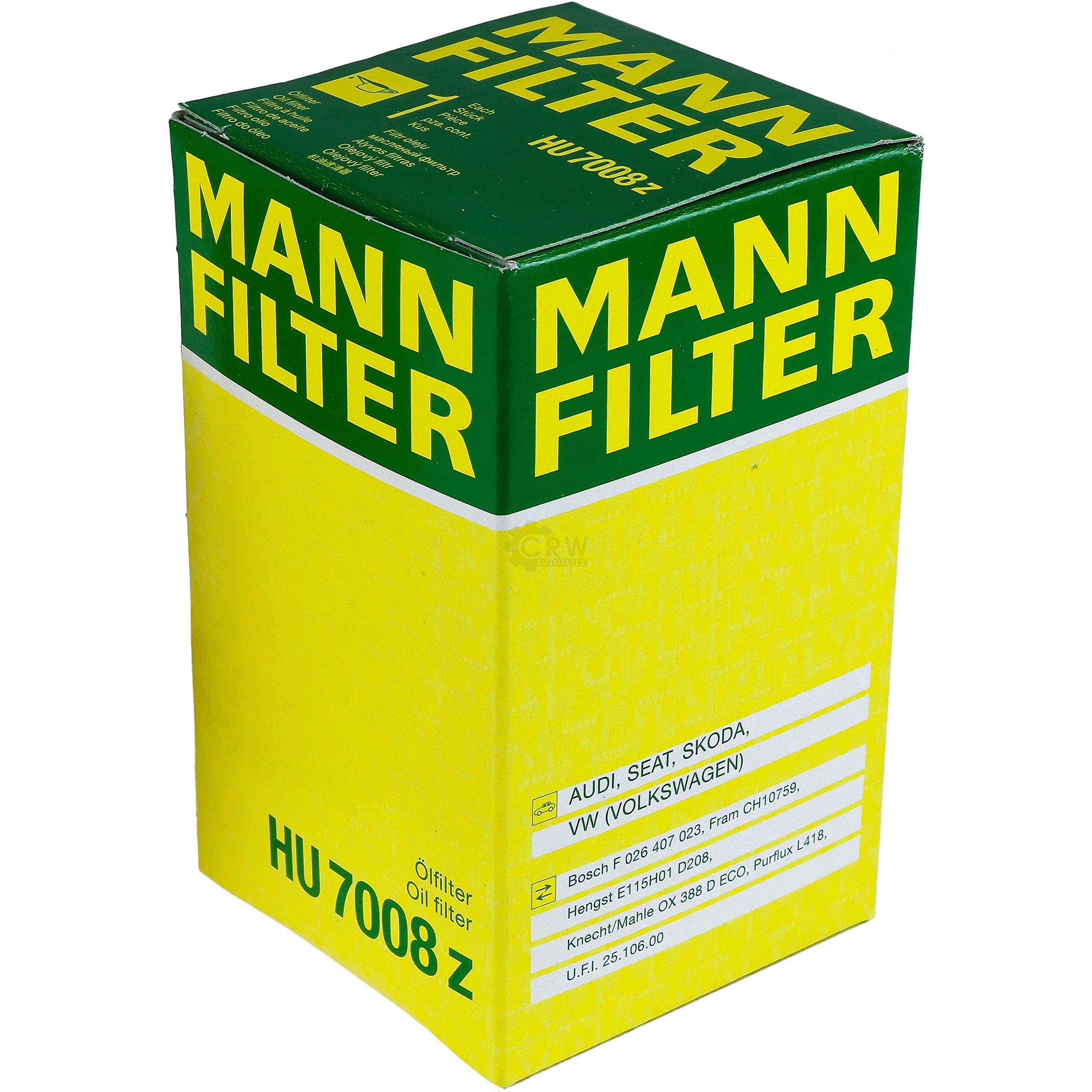MANN-FILTER Set Ispezione Filtri - Filtro Carburante E Olio Originali Per Auto