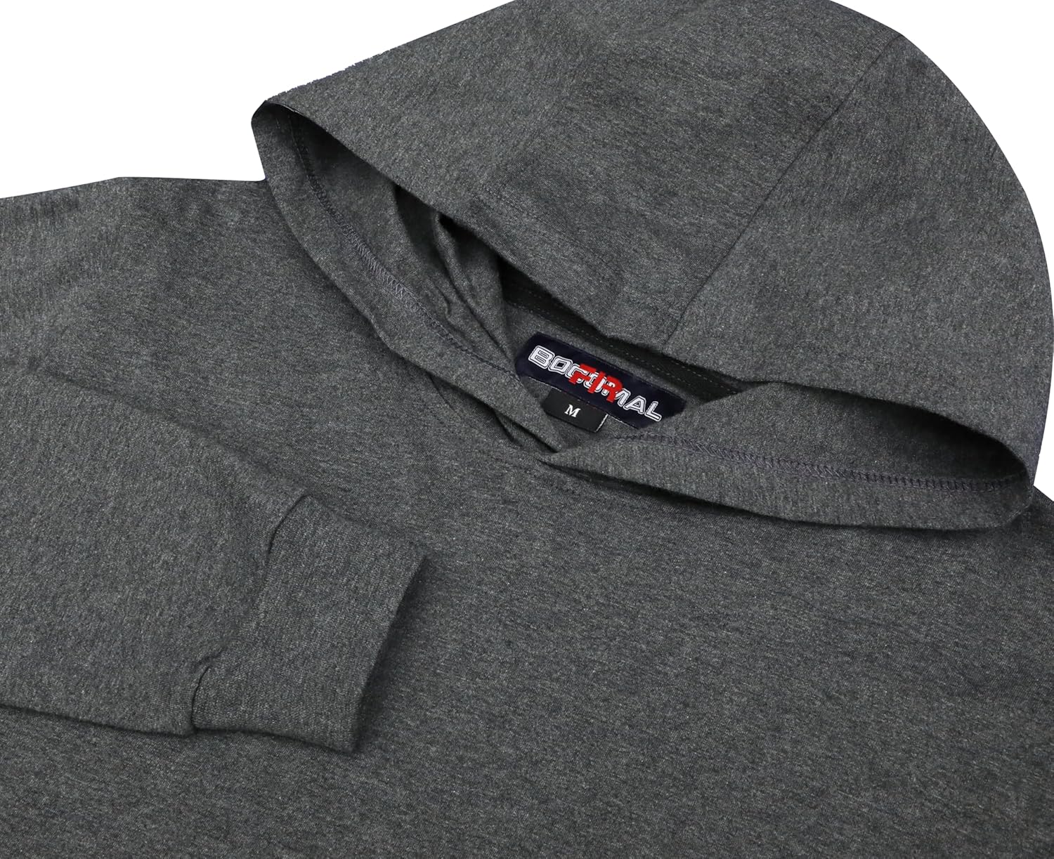 BOCOMAL FR Hooded T Shirts Kangaroo Pocket Fire Resistant Summer Hoodie NFPA2112 CAT2 Flame Retardant FRC Welding Work Shirt - Image 6