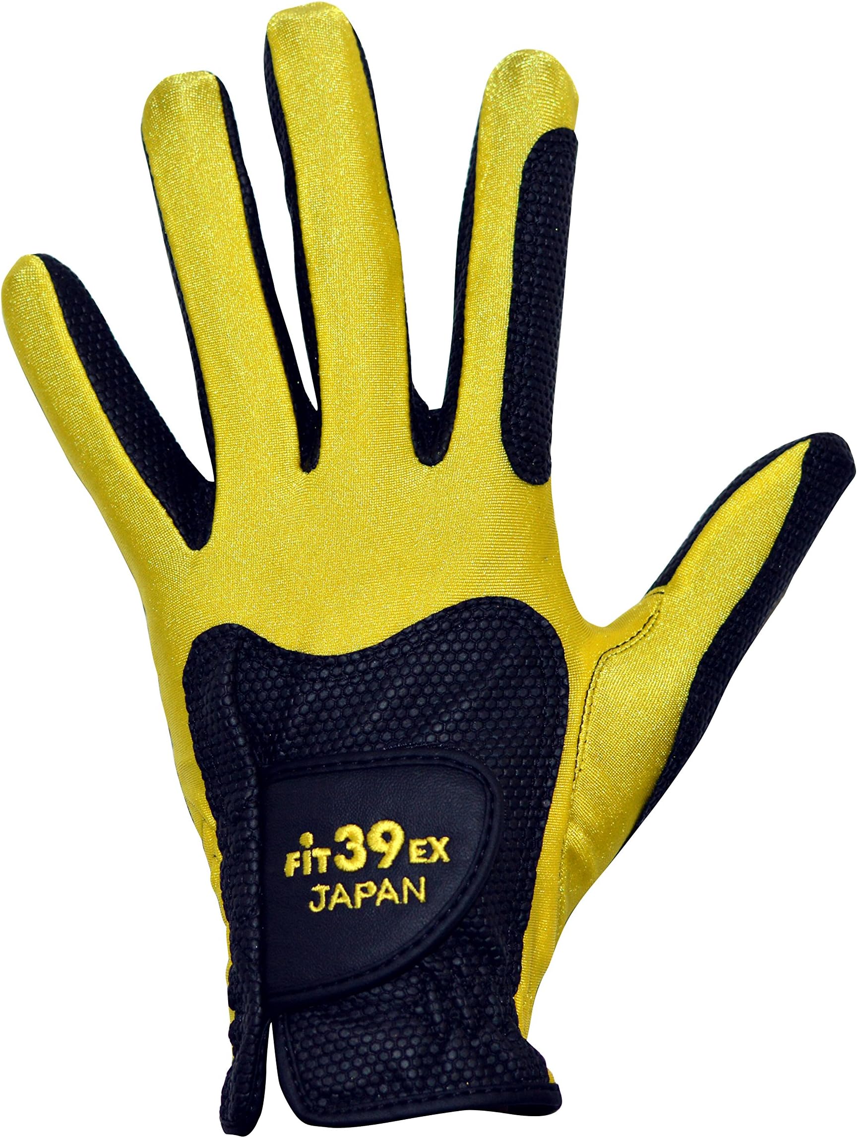 EX Golf Gloves (Black/Gold) (Medium)