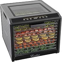 Vista 2 de Excalibur Deshidratador eléctrico de alimentos Serie Performance de 10 bandejas con control de temperatura ajustable, incluye bandejas de secado