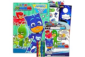 PJ Masks Coloring and Activity Book Bundle: A Spectacular Coloring Adventure!