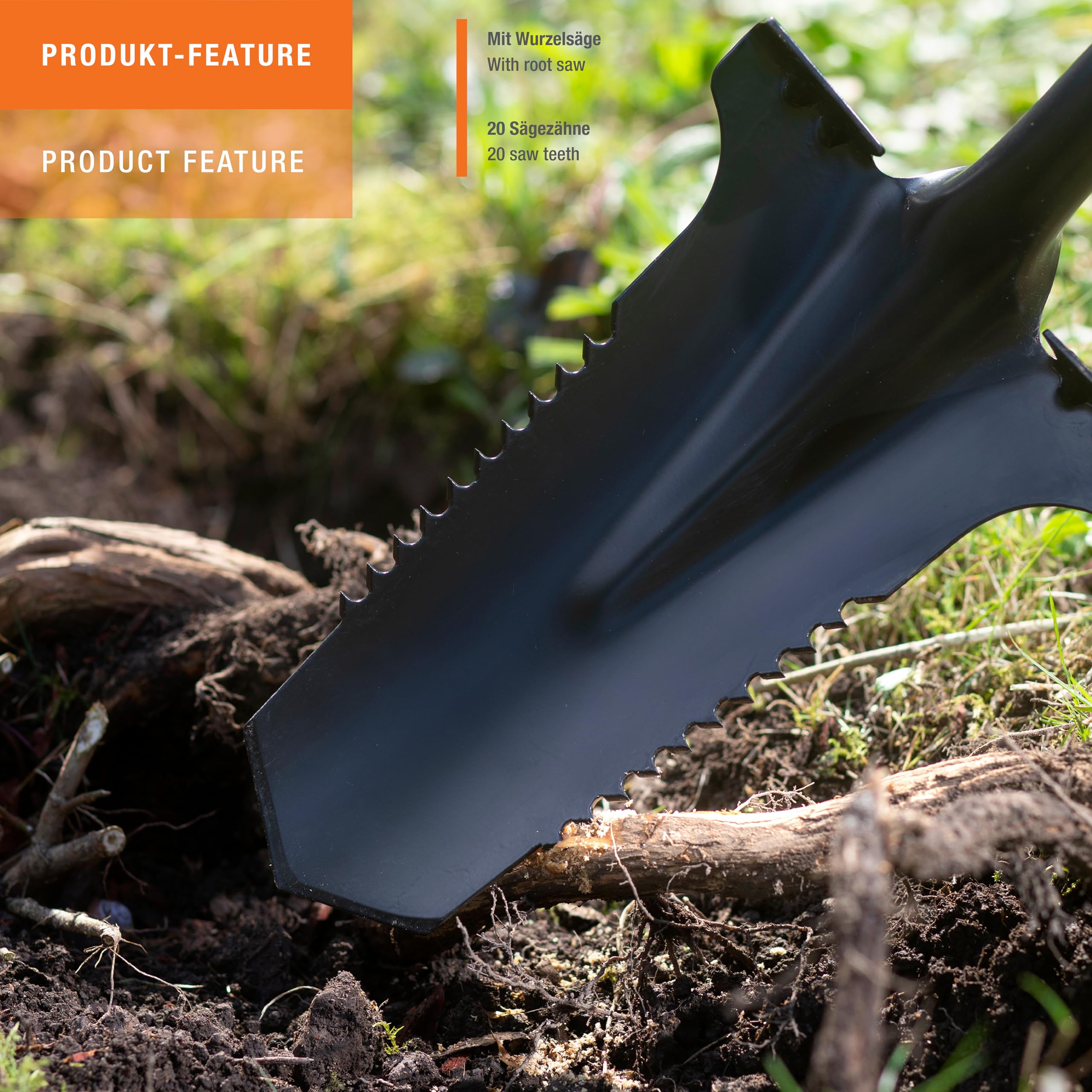 Meister Vanga con sega a radice 195 mm larghezza lavoro impugnatura ergonomica D per giardino costruzione paesaggio