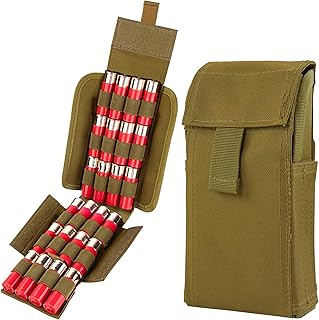 IronSeals 24 Round Shotgun Shotshell Ammunition Reload Holder Quick Access Molle Pouch for 12 Gauge/20G - IronSeals