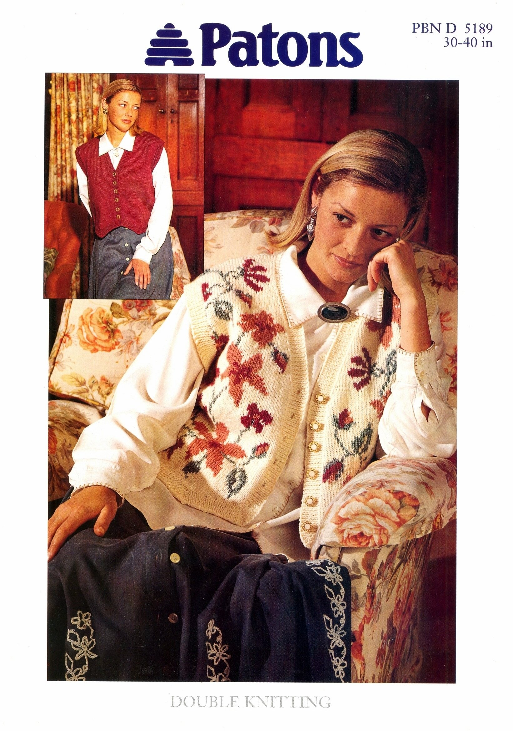 Patons Knitting Pattern Leaflet 5189
