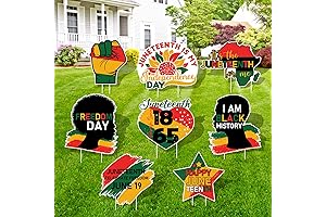Juneteenth Decorative Signage for Independence Celebrations